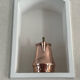 Copper and bronze kettle