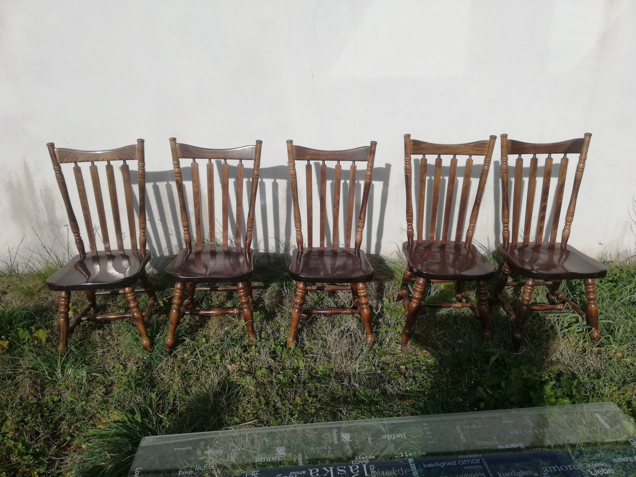 Lot de 5 Chaise bistrot vintage