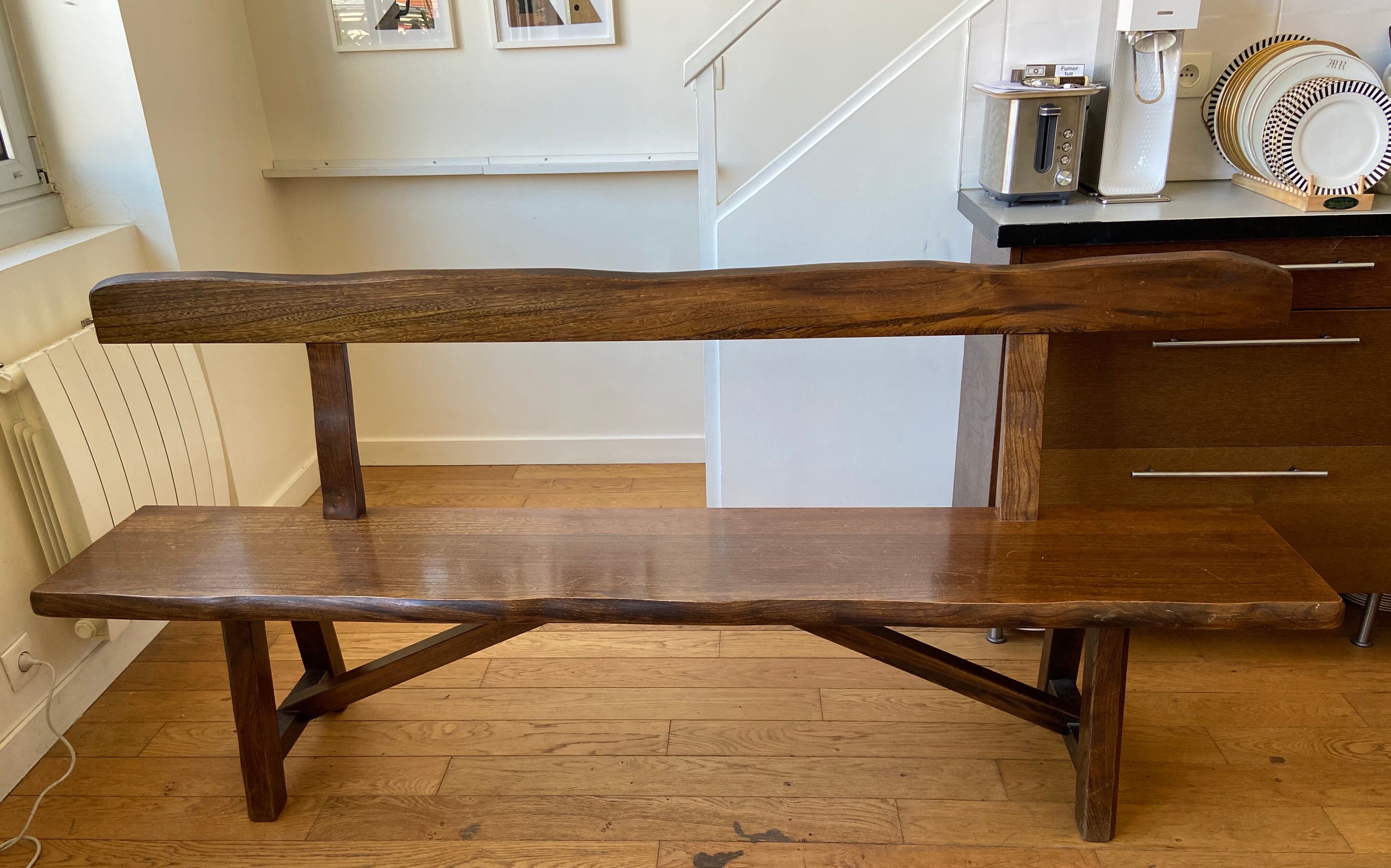 Danish elm bench