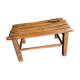 Repose-pied en bois ancien