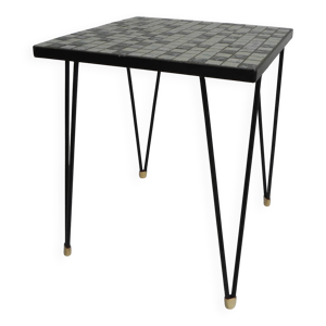 Table d'appoint en carreaux, - 1950