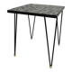 Side table with tiles, side table with 225 mini tiles, 1950s.