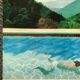Affiche d'exposition vintage de David Hockney The Metropolitan Museum of Art, 1988