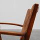 Leather and oak Armchair by Theo Ruth for Artifort, The Netherlands 1940s