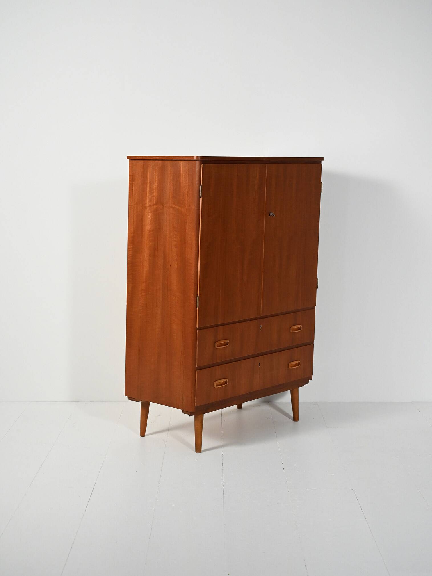 Scandinavian teak and oak cabinet, 1950s