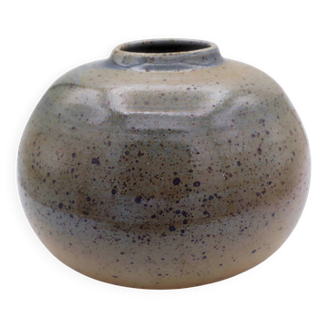 Vase en grès pyrité, 1980