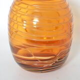 Vase ambré murano