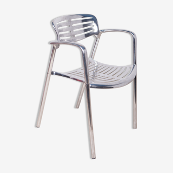 Aluminium stackable chair by Jorge Pensi for Amat 3, 1980