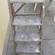 Wooden stepladder