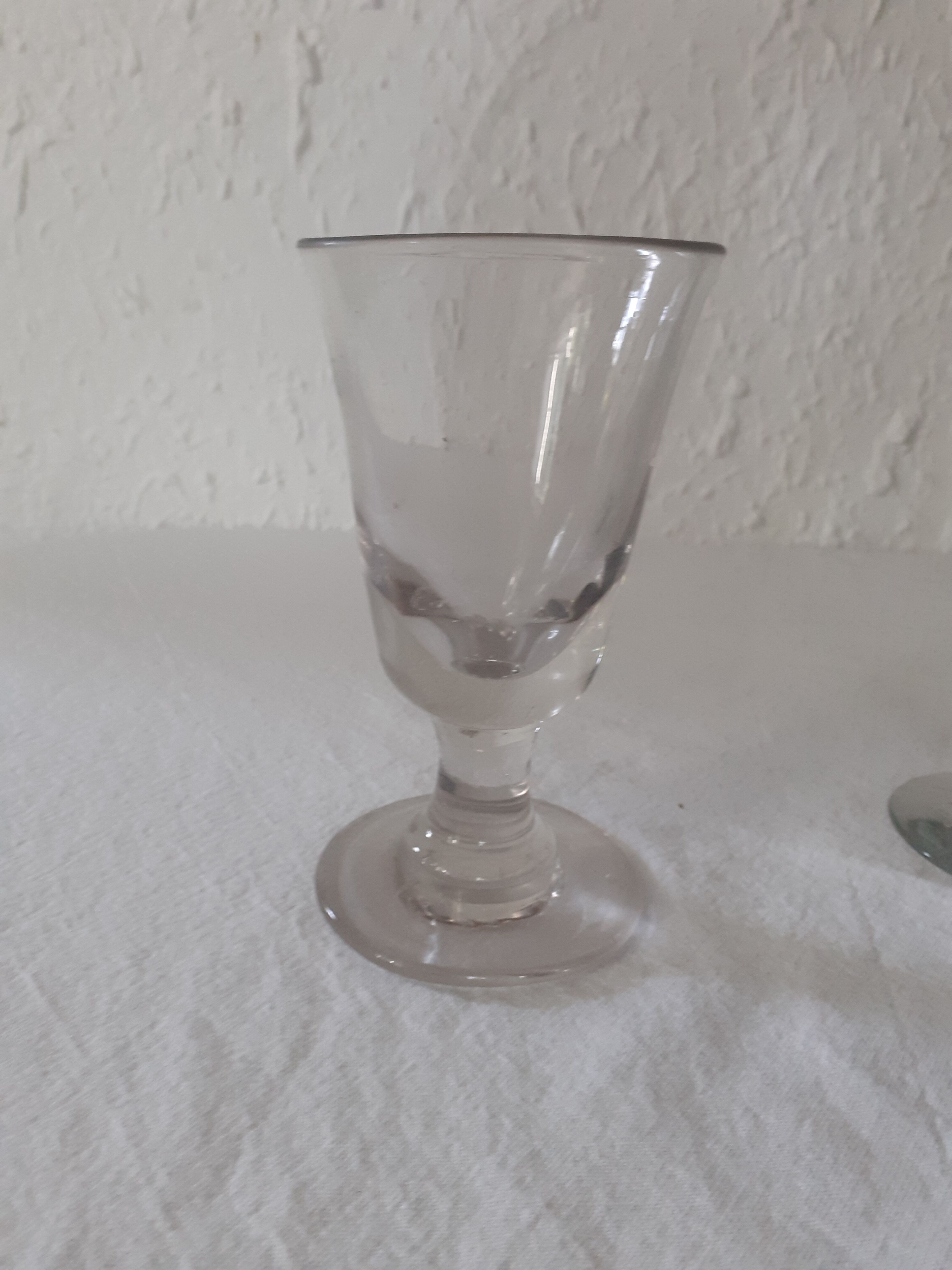 3 antique bubble glasses absinthe bistro