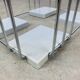 Vintage chrome metal magazine rack