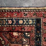 Vintage Hand-Woven Oriental Middle Eastern Zanjan Hamadan Rug, 1960s