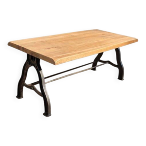 Table de ferme en hêtre - pieds
