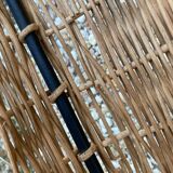 Raoul Guys vintage wicker magazine holder