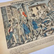 Image d'épinal 'Insurrection de Francfort'