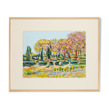Spring, oil on plate, 87 x 71 cm