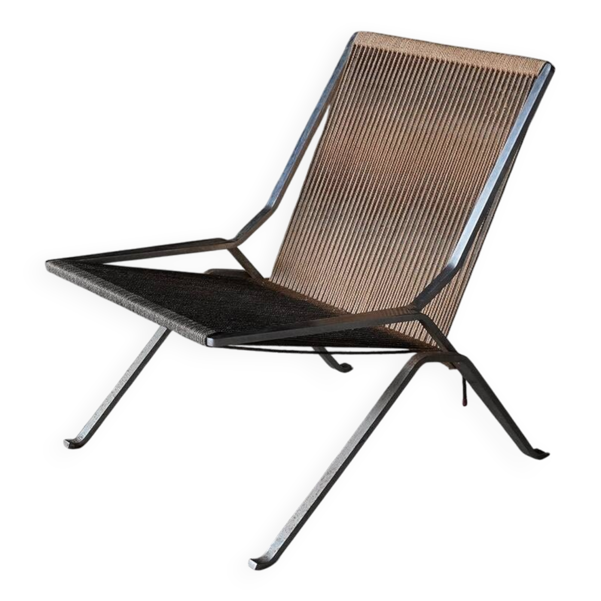 Early Poul Kjaerholm PK-25 lounge chair produced by E Kold Christensen, Denmark 1960s