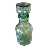 Antique green carafe