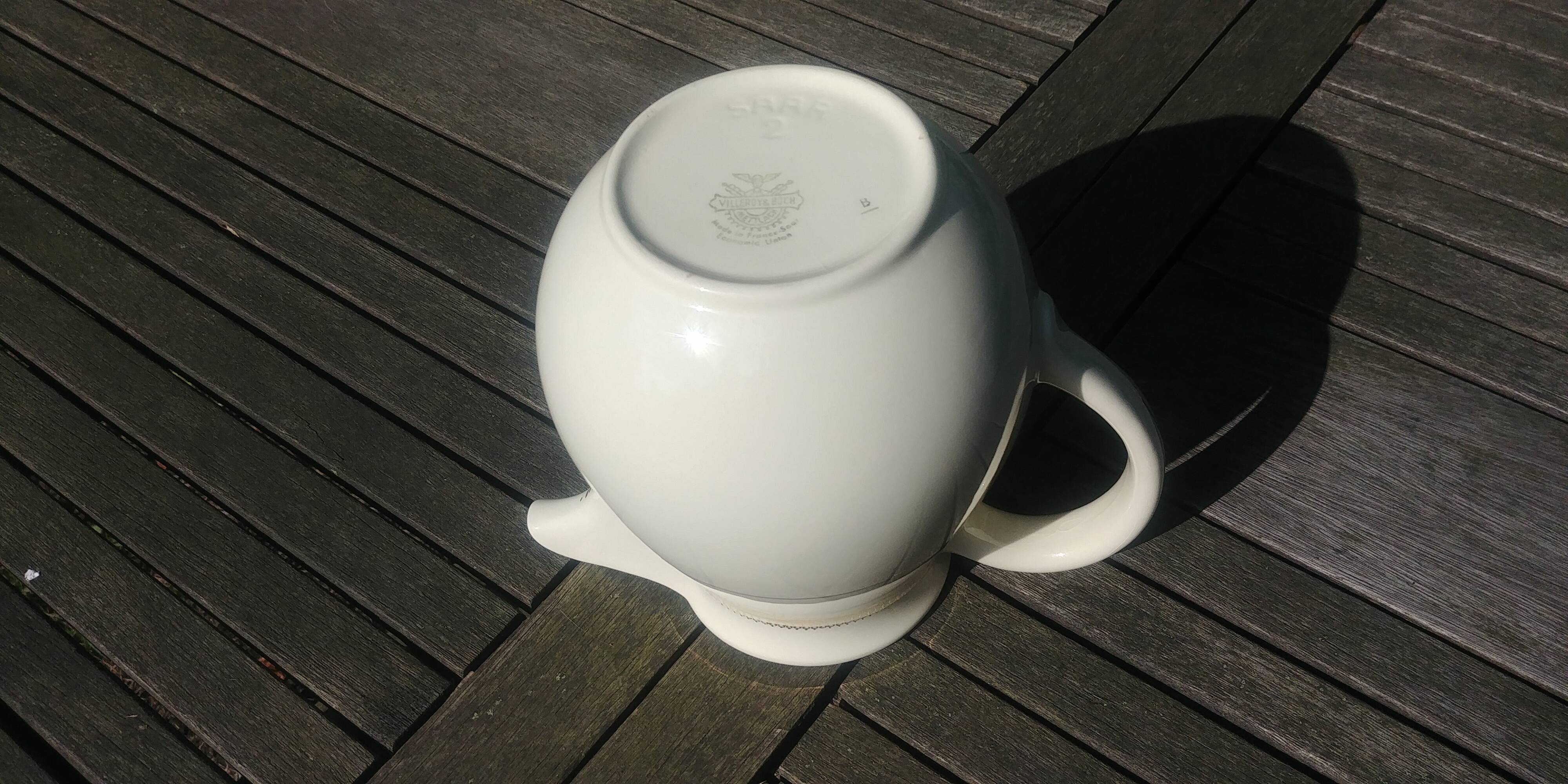 Large Teapot/Coffee Maker Vintage 50s/60s from Villeroy&Boch Mettlach Made in France Saar