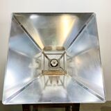 Silver industrial ceiling lamp, 1970s