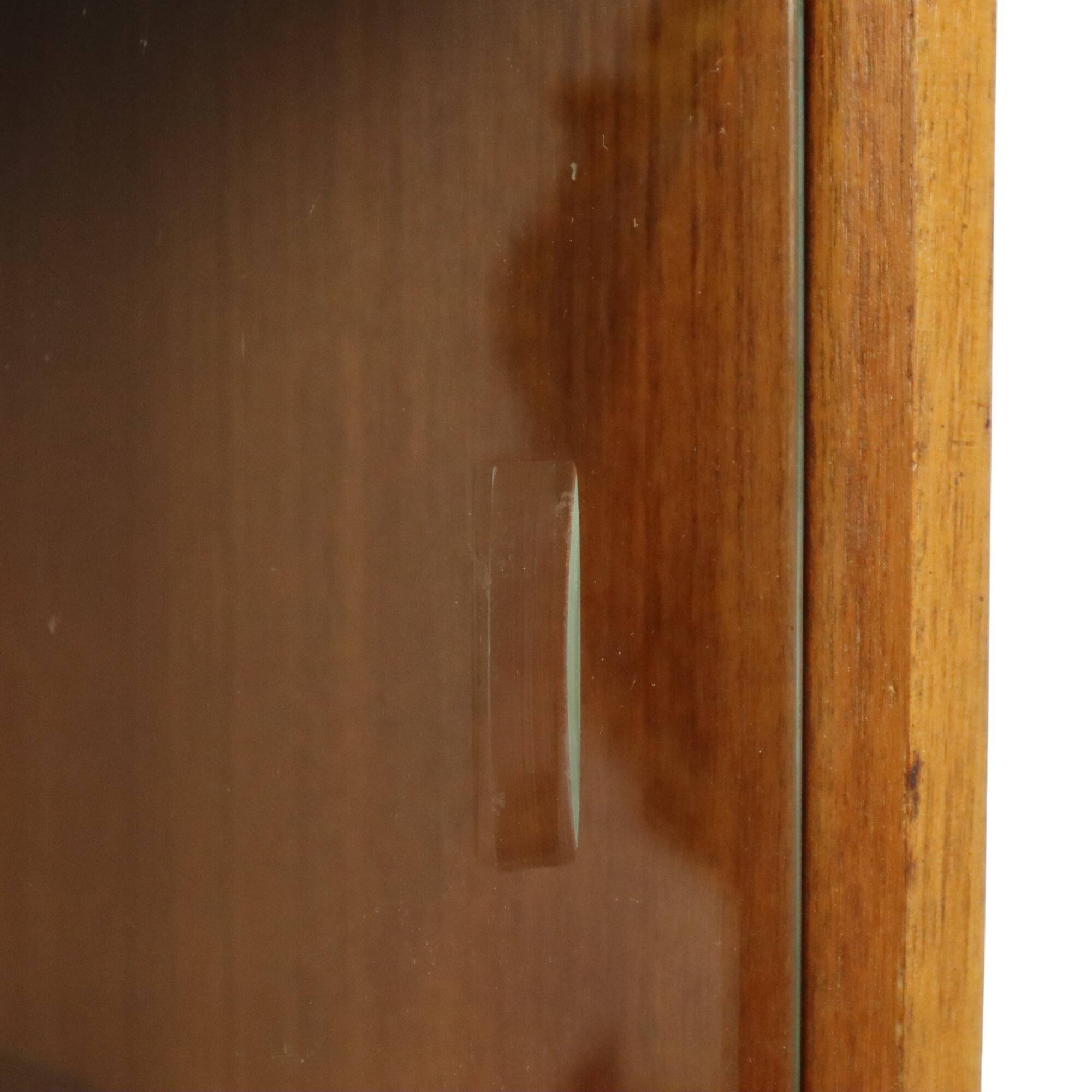 Vintage teak veneer sideboard, display cabinet, Scandinavian design