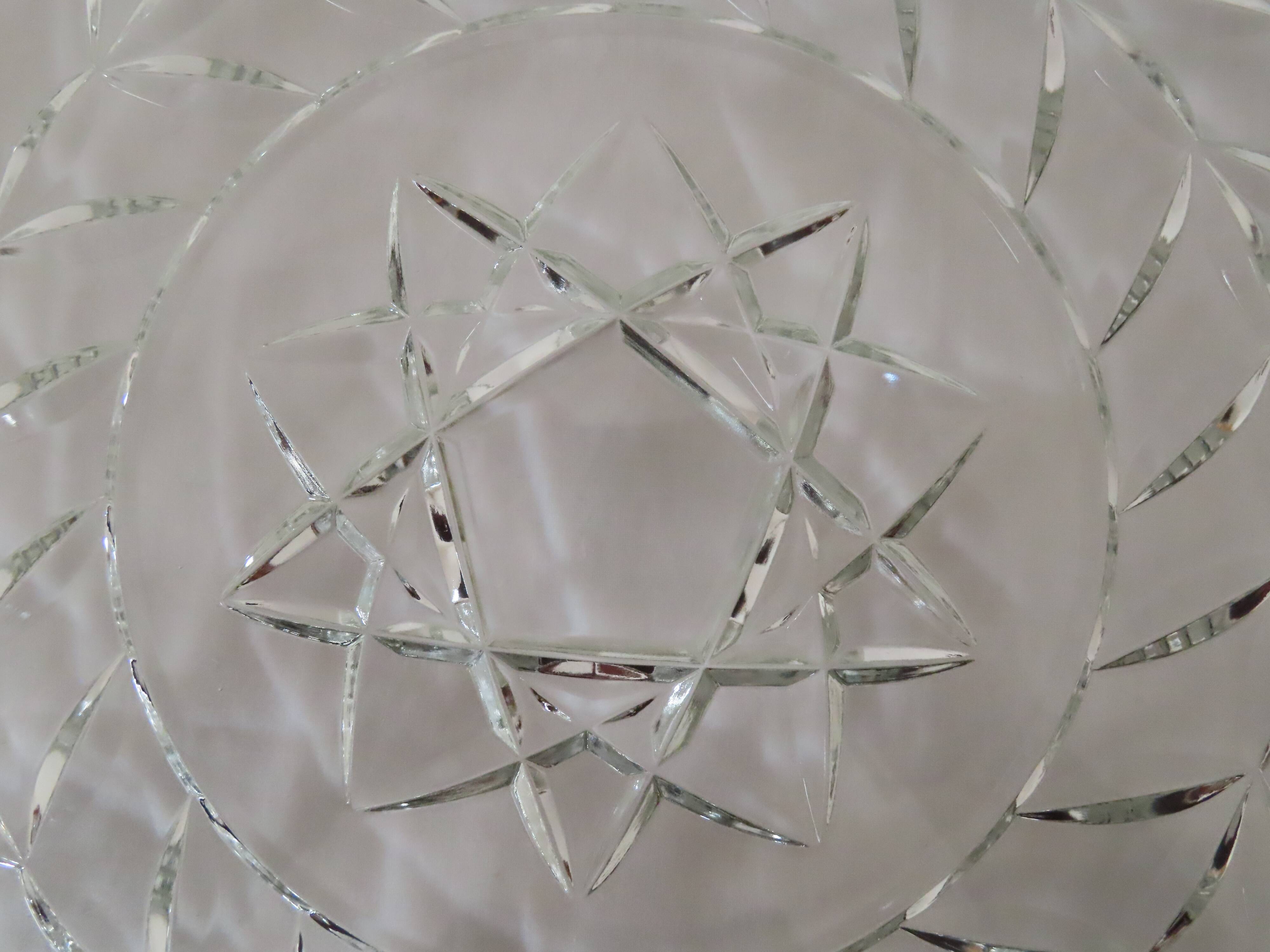 Walther-Glas crystal pie dish