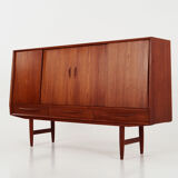 Teak highboard, Danish design, 1970s, production: Denmark
