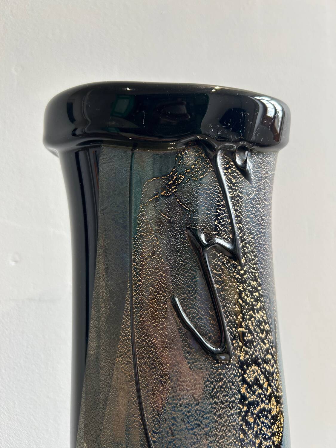 Blown glass vase