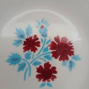 Lot of 12 Moulin des loups plates and dish