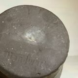 Brown ceramic vase jar