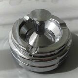 French chrome pusher ashtray 60 years