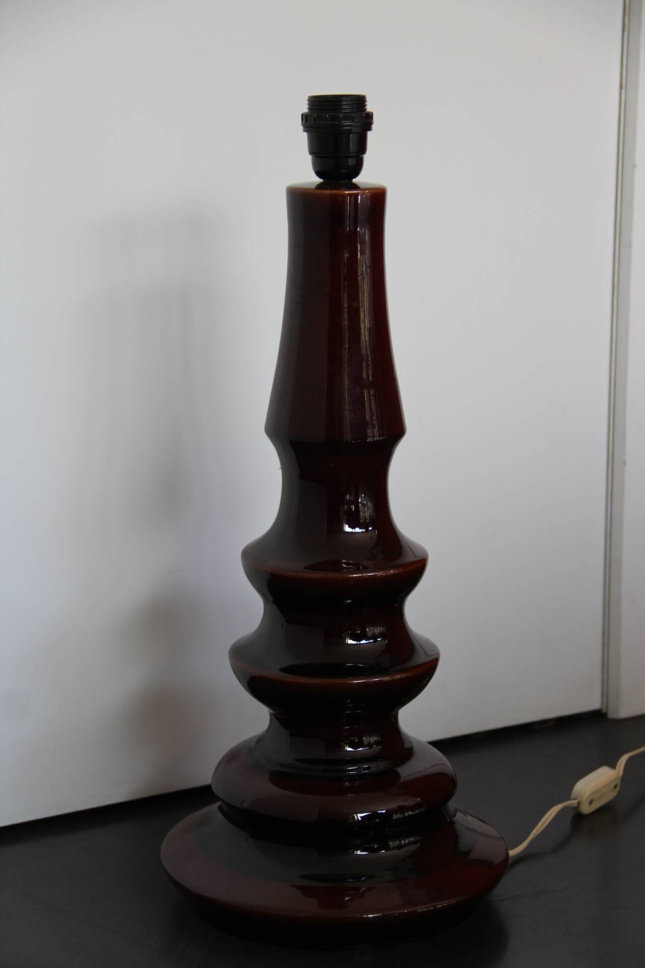 Large vintage ceramic lamp base