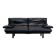 Black leather Alanda sofa by Paolo Piva for B&B Italia, 1980s