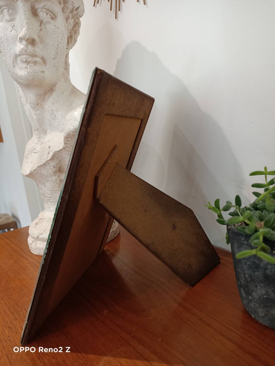 Large chiseled mirror photo frame