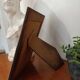 Large chiseled mirror photo frame