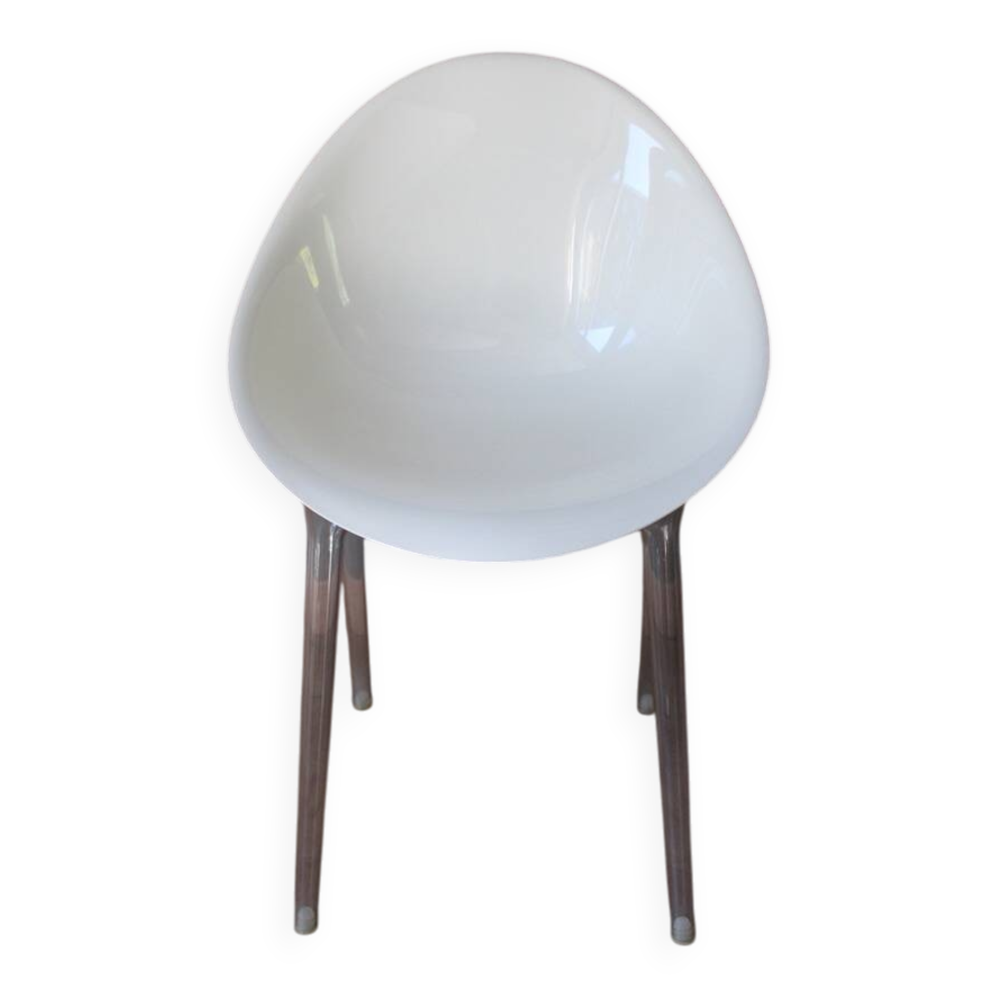 Lot de 4 chaises Mr Impossible Kartell blanche par Philippe STARCK