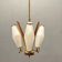 Italian opaline glass light pendant 1950’s