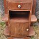 Art Deco bedside table in wood
