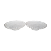 Paire de compotier en cristal de baccarat vers 1920.