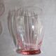 5 Old pink striped glasses