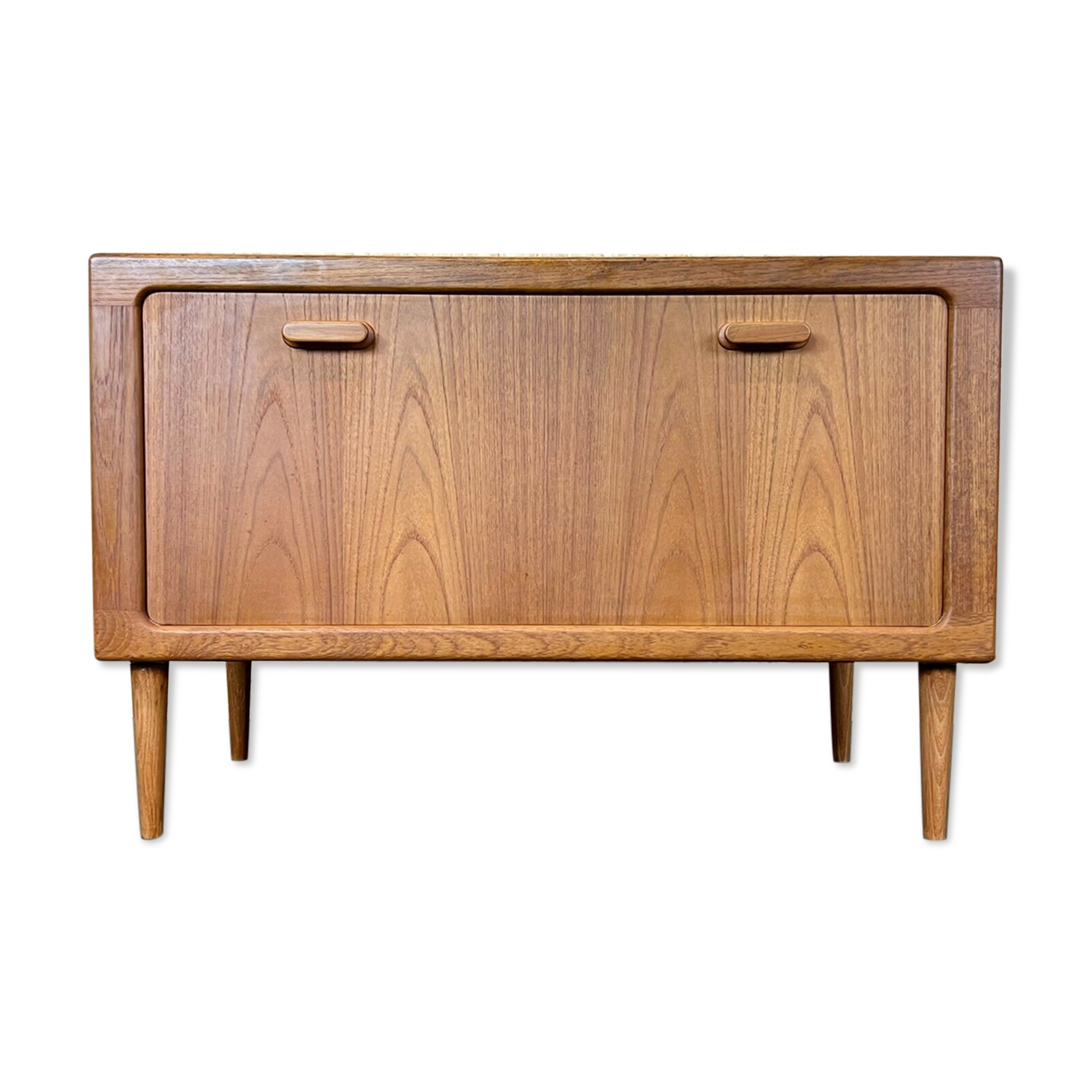 60s 70s teak sideboard Credenza cabinet Danish Modern Design Denmark 70s