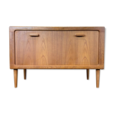 60s 70s teak sideboard Credenza cabinet Danish Modern Design Denmark 70s