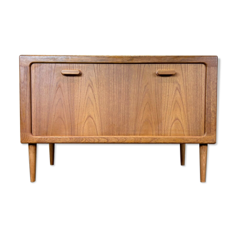 60s 70s teak sideboard Credenza cabinet Danish Modern Design Denmark 70s