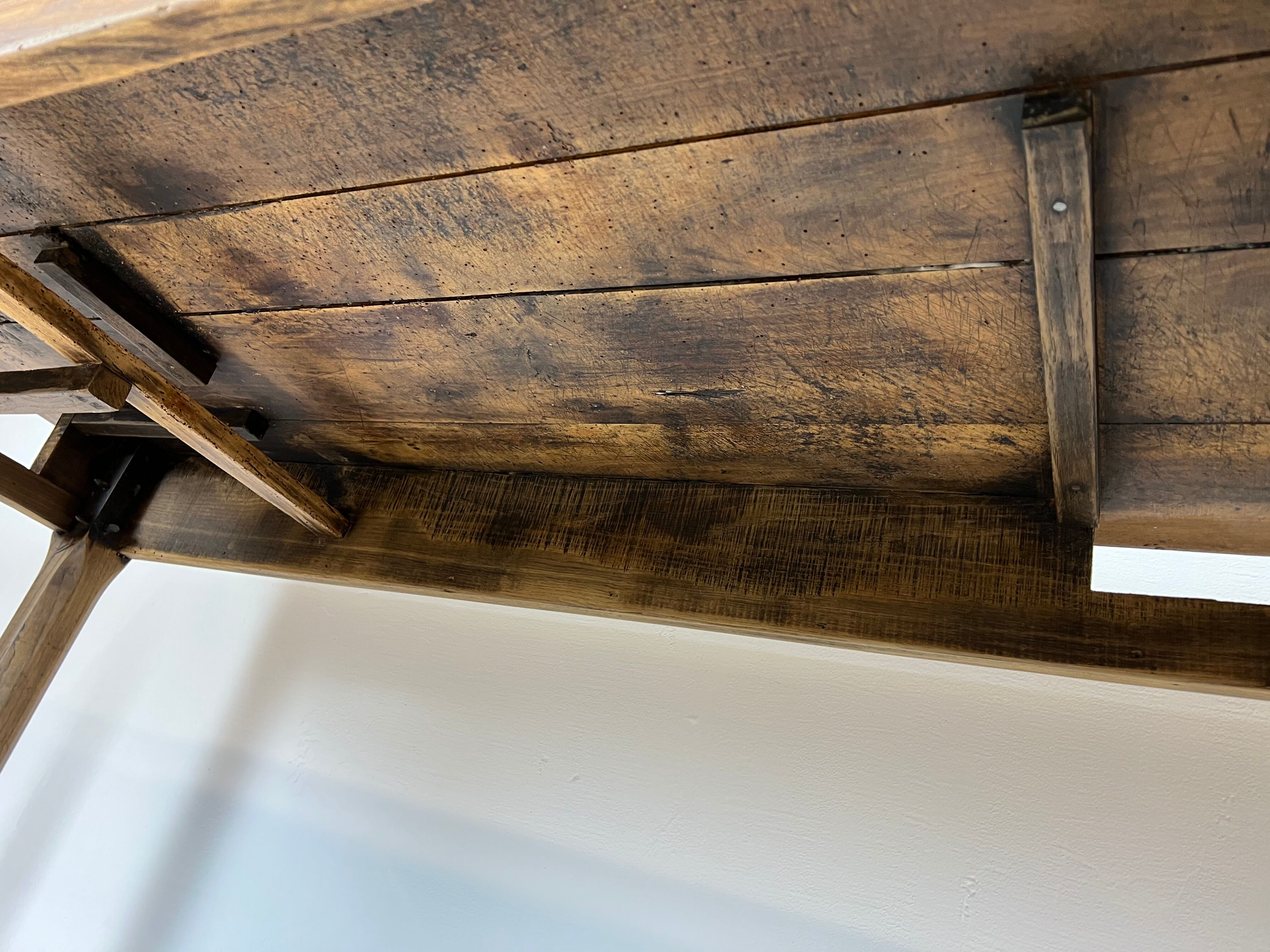 Old oak farmhouse table, 20s