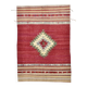 5x7 Soft Red Modern Kilim Rug, 156x224Cm