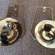 4 vintage wall lamps