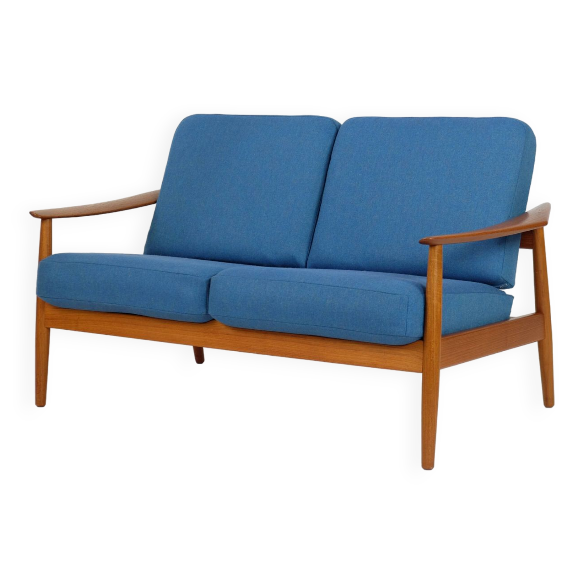 Arne Vodder Canapé 2 places en teck MidCentury 60er Vintage danois