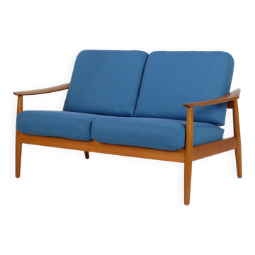Canapé 2 places Arne Vodder en teck MidCentury années 60 vintage danois