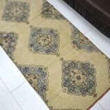 Orange & Brown Oushak Runner sku 2254