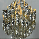 Mid-century spiral ceiling lamp by Verner Panton for Lüber AG, model SP1, Germany, 1970s, early example.